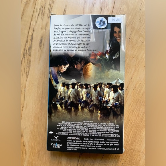 (2 VHS) Fanfan Latulippe et L’auberge espagnole, VHS - Picture 3 of 5